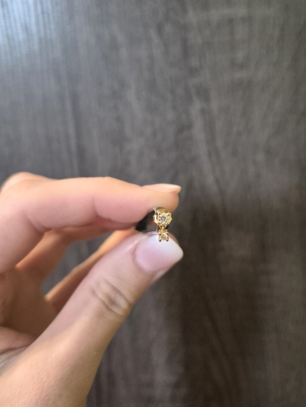 Mejuri 14k Gold Single Droplet Stud - Picture 3 of 6